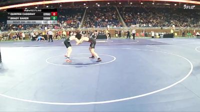 D2-126 lbs Semifinal - Quinten Cassiday, Cedar Springs HS vs Brady Baker, Lakeshore HS