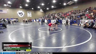 120 lbs Cons. Round 2 - Braddock Castle, Buchanan vs Zachary Castellino, Arroyo Grande