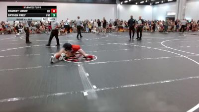 108 lbs Round 1 - Ramsey Crow, Refinery vs Brysen Frey, Caveman Wrestling Club