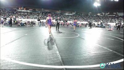 105 lbs Round Of 16 - Braelynn Williams, Wagoner Takedown Club vs Izzabela Huddleston, Skiatook Youth Wrestling
