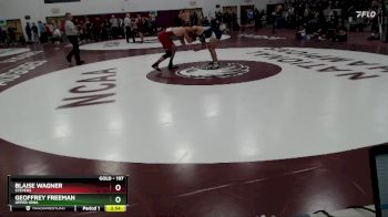 197 lbs Semifinal - Geoffrey Freeman, Upper Iowa vs Blaise Wagner, Stevens