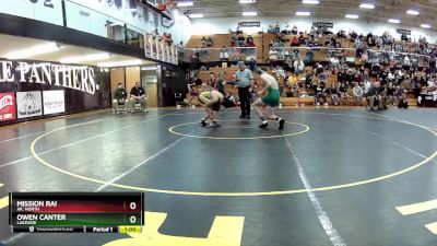 144 lbs Cons. Round 1 - Owen Canter, Lakeside vs Mission Rai, Ak. North