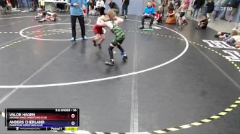 56 lbs Semifinal - Anders Cherland, Marathon Wrestling Club vs Valor Hagen, Anchor Kings Wrestling Club