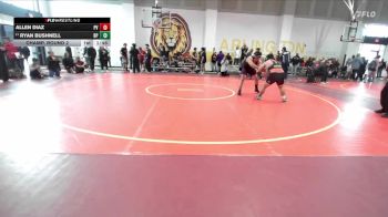 190 lbs Champ. Round 2 - Ryan Bushnell, Riverside Poly vs Allen Diaz, Paloma Valley