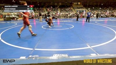 145 lbs Consi Of 8 #2 - Hunter Lawson, Graham Future Falcons vs Isaiah Dugan, Kansas Young Guns