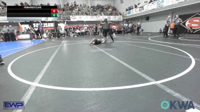 60 lbs Quarterfinal - Connor Carrington, Sallisaw Takedown Club vs Preston Cross, Brushy Wrestling Club