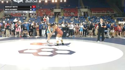 190 lbs Cons. Sub-quarters - Bentley Betts, Alabama vs Bryn Schmidt, Wisconsin
