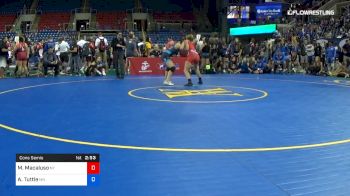 127 lbs Cons Semis - Mia Macaluso, New York vs Amor Tuttle, Minnesota