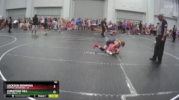 96 lbs Round 6 (10 Team) - Christian Hill, Full Circle vs Jackson Bowman, Georgia United Red