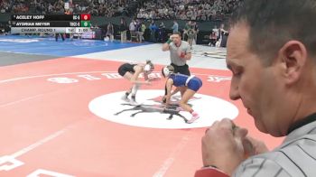 Champ. Round 1 - Aceley Hoff, Battle Creek vs Aydrian Meyer, Thayer Central