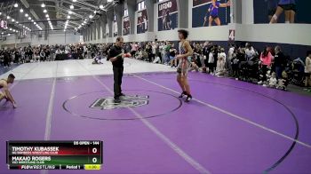 144 lbs Champ. Round 1 - Timothy Kubassek, NG Bombers Wrestling Club vs Makaio Rogers, Vici Wrestling Club