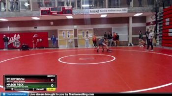 126 lbs Champ. Round 1 - Mason Peck, Idaho Falls High School vs Ty Peterson, Shelley High School