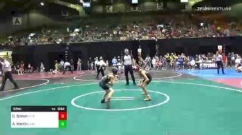 69 lbs Consi Of 16 #2 - Chase Brown, Metro Wr Ac vs Austin Martin, Nebraska Boyz