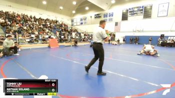 285 lbs Round 2 - Tommy Liu, Eastvale Elite vs Nathan Solano, Alta Loma HS