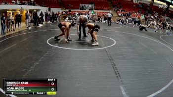 100 lbs Round 2 (8 Team) - Noah Hagge, CP Wrestling Academy vs Geovanni Kash, Rogue WC