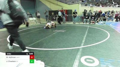 101 lbs Consi Of 32 #2 - Mykel Hollman, Lawton vs Jesse Chastain, Duncan Demons