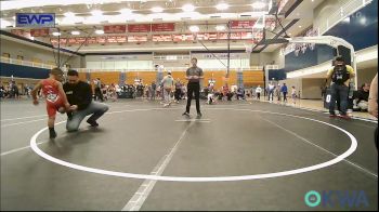 43 lbs Quarterfinal - Josiah Rosas 3, OKC Saints Wrestling vs Case Combs, Cowboy Wrestling Club