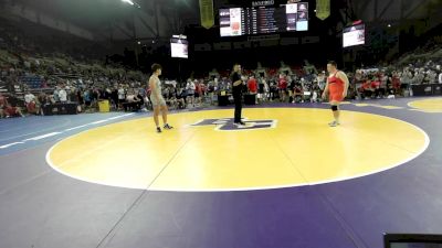 215 lbs Cons 32 #1 - Asa Doyle-Naegeli, VA vs Garrison Vikander, KS