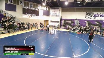 42 lbs Champ. Round 1 - Logan Radmall, Pleasant Grove Jr. High vs Ridger Rich, Champions Wrestling Club