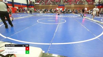 126 lbs Quarterfinal - Kase Skaggs, Sand Springs HS vs Malaki Venetoff, Berryhill High School