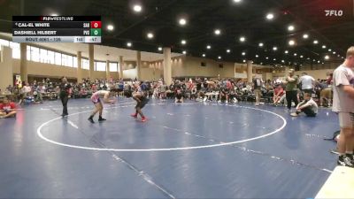 126 lbs Cons. Round 3 - Cal-el White, Saraland vs Dashiell Hilbert, Ponte Vedra Sharks