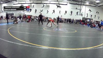 124 A Champ. Round 2 - Morgan Leonhardt, Otterbein University vs Kamilah Brooks, Lindsey Wilson University