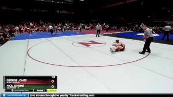 120 lbs D1 - Quarter-finals (fri 5:30 P.m.) - Nick Jenkins, Kaukauna vs George Jones, Homestead