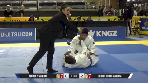 Robert Elisah Mangum vs Marvin P. Manulat 2025 Pan Jiu Jitsu IBJJF Championship
