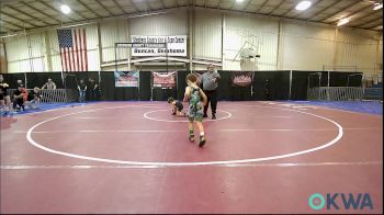 49 lbs Quarterfinal - Kyler Aaron, Madill Takedown vs Ethan Taylor, Shelton Wrestling Academy