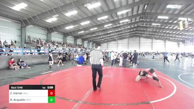 137 lbs Consolation - Zackery Hainer, Valley Bad Boys vs Bently Arguello, Prtc