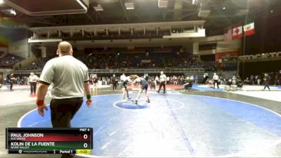 144 lbs Quarterfinal - Kolin De La Fuente, River Valley vs Paul Johnson, Elk Grove