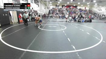 150 lbs Champ. Round 1 - Roderick Martinez, South El Monte vs Maxemilio Olivarez, Orange