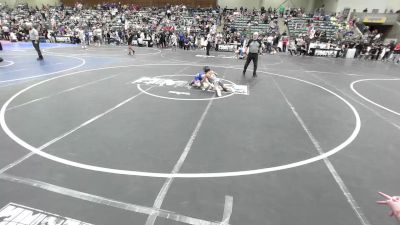 54 lbs Round Of 16 - Connor Bettencourt, Orland WC vs Max Morales, Damonte Mustangs WC