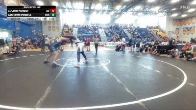 285 lbs Champ Round 1 (16 Team) - Lashawn Powell, VSUS Athletics RTC vs Colton Hersey, Greasers