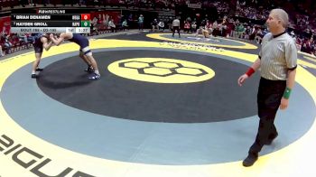 D2-165 lbs Quarterfinal - Brian Denamen, West Geauga vs Hayden Groll, Napoleon