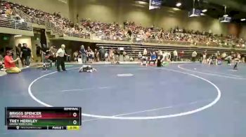 43 lbs Semifinal - Briggs Spencer, Fremont Wrestling Club vs Trey Merkley, Uintah Wrestling