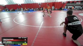 131-132 B Round 3 - Treston Rynes, Riverdale vs Seth Kessen, Cedar Grove-Belgium