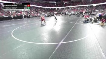 D1-285 lbs Champ. Round 1 - Marcell Eiland, Milw. Lutheran vs Thomas Medley, West Allis Nathan Hale