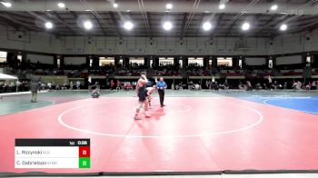 144 lbs Consolation - Logan Rozynski, Blair Academy vs Clayton Gabrielson, St. Mary's Ryken