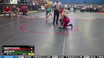 3 - 132 lbs Champ. Round 1 - Trenton Coleman, Tunstall vs Jesse Miller, Broadway HS