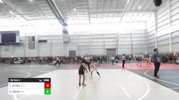 87 lbs Rr Rnd 4 - Zayden Arden, Outlaws WC vs Angel Ojeda, Way Out West