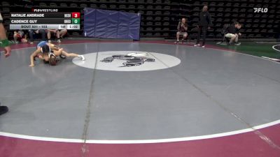 103 lbs Final - Natalie Andrade, Neshanic Station vs Cadence Guy, Oneonta