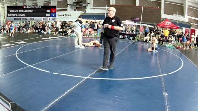 126 lbs Cons. Round 4 - Jacob Millward, Sanderson Wrestling Academy vs Drew Lucas, Oregon