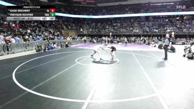 5th Place Match - Gage Reichert, Parkston vs Treyson Richter, Tri-Valley