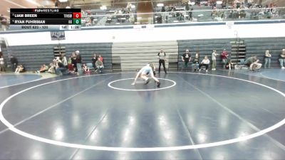 120 lbs Round 5 - Liam Breen, Twin Falls High School Wrestling vs Ryan Fuhriman, Kuna Klub