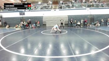 120 lbs Round 5 - Liam Breen, Twin Falls High School Wrestling vs Ryan Fuhriman, Kuna Klub