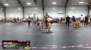 122 lbs Quarterfinal - Casey Dean, Genesis Wrestling Club vs Jeremy Maddox, Storm Wresting