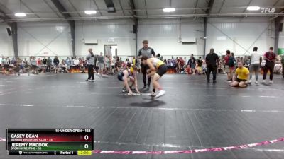 122 lbs Quarterfinal - Casey Dean, Genesis Wrestling Club vs Jeremy Maddox, Storm Wresting