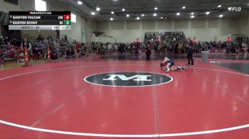 80 lbs Champ. Round 1 - Sawyer Vulcan, Centennial Youth Wrestling vs Easton Schut, MN Elite