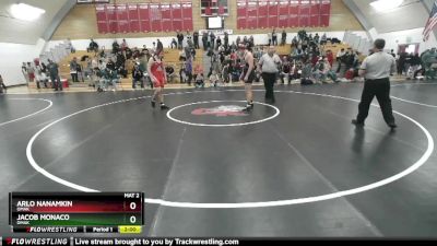 215 1A 1st Place Match - Jacob Monaco, Omak vs Arlo Nanamkin, Omak